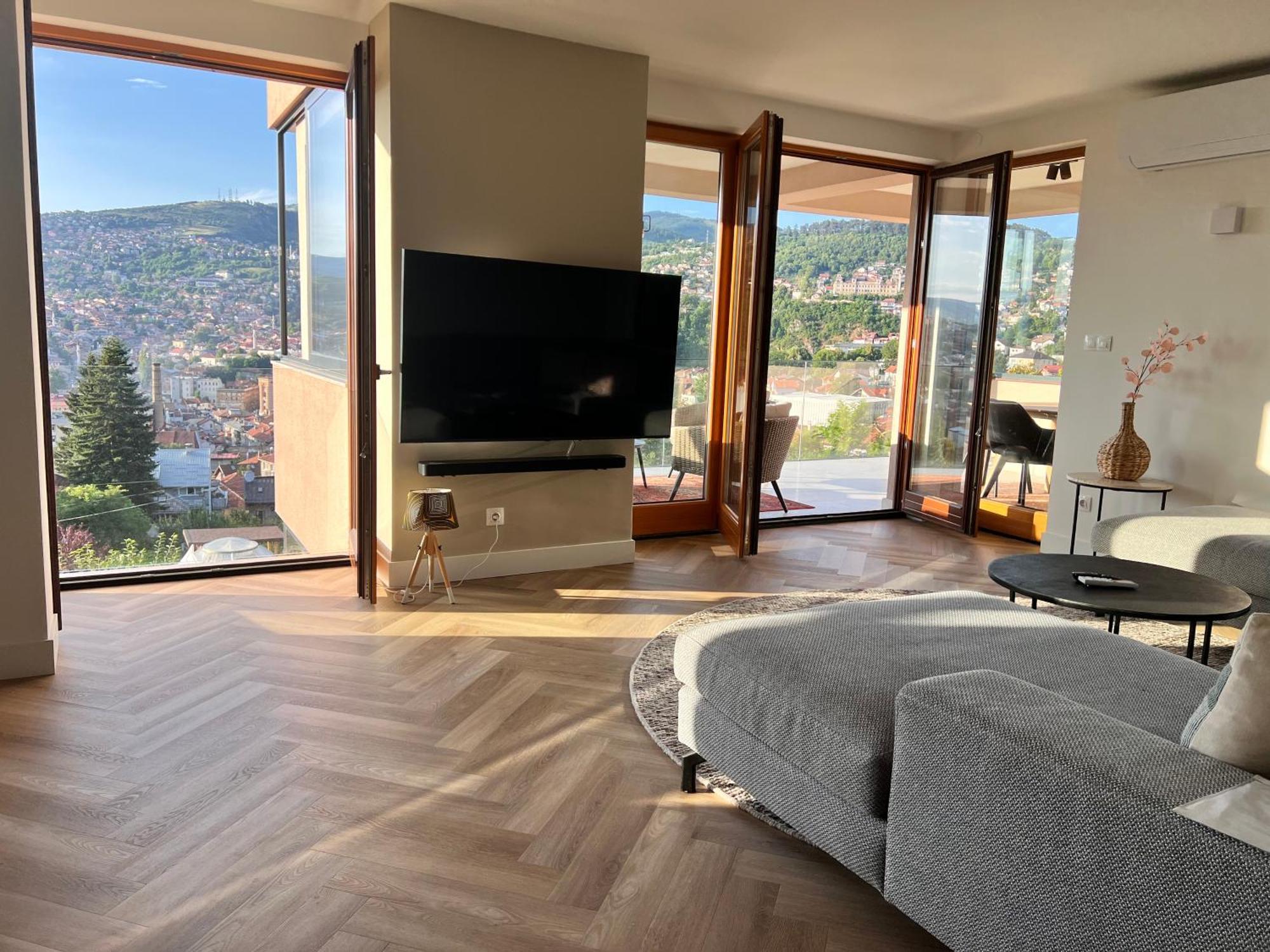 The Penthouse Sarajevo Lägenhet Rum bild